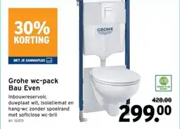 GAMMA Grohe wc-pack Bau Even aanbieding