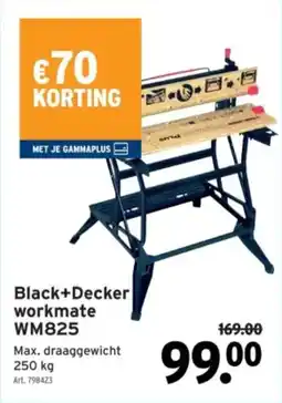GAMMA Black+Decker Workmate WM825 aanbieding