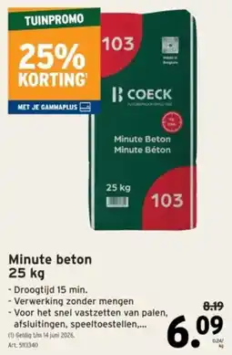 GAMMA Minute Beton aanbieding