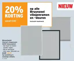 GAMMA Bruynzeel vliegenramen en Deuren aanbieding