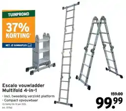 GAMMA Escalo vouwladder Multifold 4-in-1 aanbieding