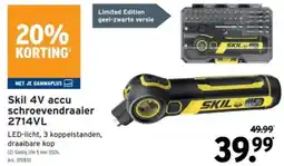 GAMMA Skil 4V accu schroevendraaier 2714VL aanbieding