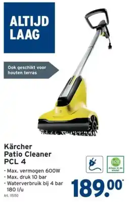 GAMMA Kärcher Patio Cleaner PCL 4 aanbieding