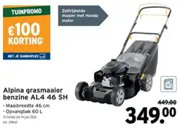 GAMMA Alpina grasmaaier benzine AL4.46 SH aanbieding