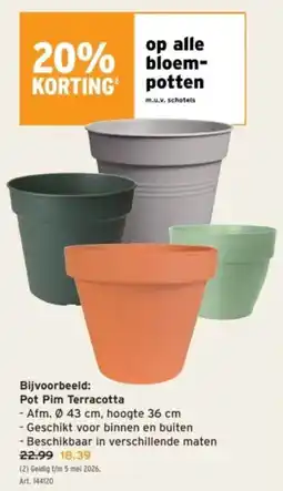GAMMA Bloempotten aanbieding