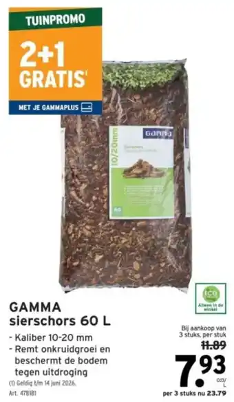 GAMMA GAMMA Sierschors aanbieding