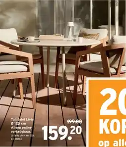 GAMMA Tuintafel Livia aanbieding
