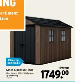 GAMMA Keter Signature 7511 aanbieding