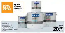 GAMMA GAMMA Binnenlak aanbieding