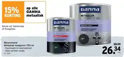 GAMMA GAMMA Metaallak aanbieding