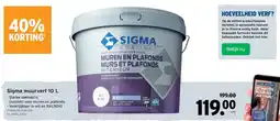 GAMMA Sigma Muurverf aanbieding