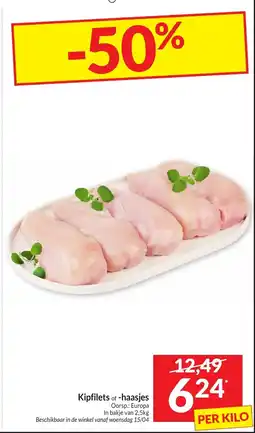 Intermarché Kipfilets of Haasjes aanbieding