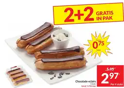 Intermarché Chocolade-eclairs aanbieding