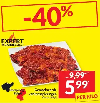 Intermarché Gemarineerde varkensspieringen aanbieding