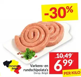 Intermarché Varkens en Rundschipolata's aanbieding