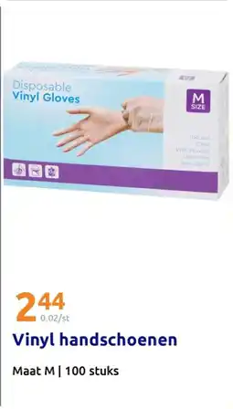 Action Vinyl handschoenen aanbieding