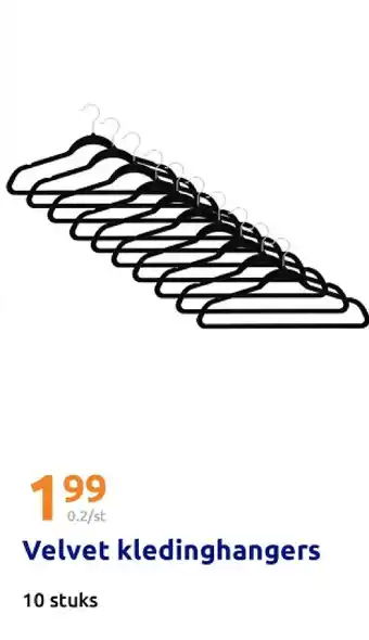 Velvet kledinghangers