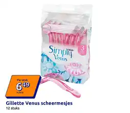 Action Gillette Venus scheermesjes aanbieding