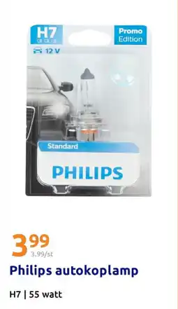 Action Philips autokoplamp aanbieding