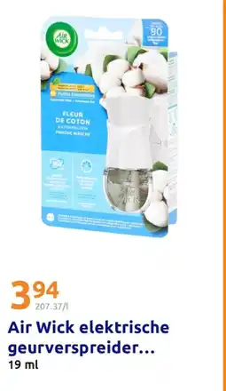 Action Air Wick elektrische geurverspreider Katoenbloem aanbieding