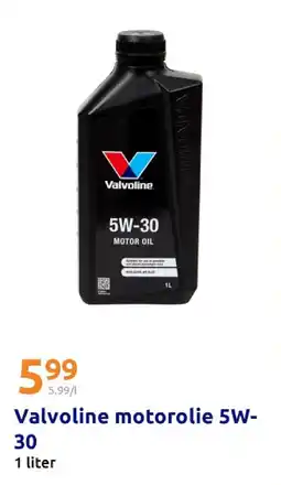 Action Valvoline motorolie 5W30 aanbieding