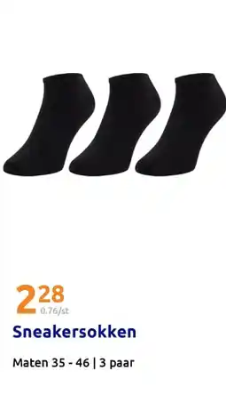 Action Sneakersokken aanbieding