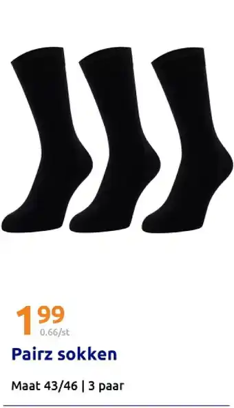 Action Pairz sokken aanbieding