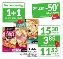 Intermarché Sodebo Pizza Crust aanbieding
