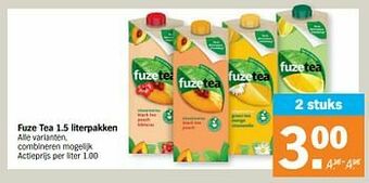 Albert Heijn Fuze tea aanbieding