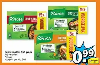 Albert Heijn Knorr bouillon aanbieding