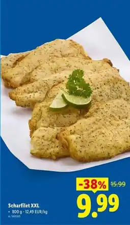 Lidl Scharfilet XXL aanbieding