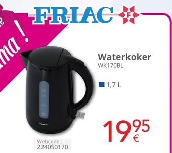 Eldi Friac Waterkoker aanbieding