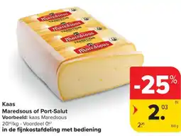 Carrefour Market Kaas Maredsous of Port-Salut aanbieding