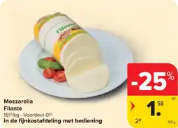 Carrefour Market Mozzarella Filante aanbieding
