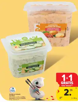 Carrefour Market Slaatjes en taboulé Carrefour aanbieding