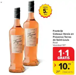 Carrefour Market Frankrijk Coteaux Varois en Provence Terres de Saint-Louis aanbieding