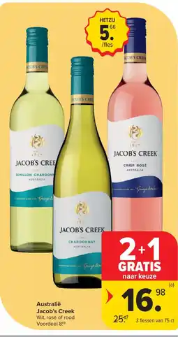 Carrefour Market Australië Jacob's Creek aanbieding
