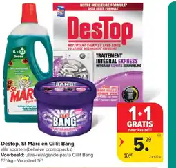Carrefour Market Destop, St Marc en Cillit Bang aanbieding
