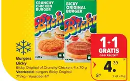 Carrefour Market Burgers Bicky aanbieding