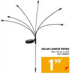 Trafic Solar lampje swing aanbieding