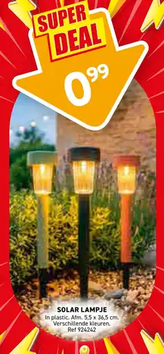 Trafic Solar lampje aanbieding