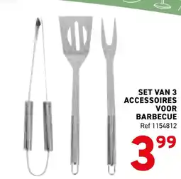 Trafic Set van 3 accessoires voor barbecue aanbieding