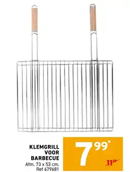 Trafic Klemgrill voor barbecue aanbieding