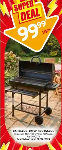 Trafic Barbecueton op houtskool aanbieding