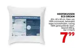 Trafic Hoofdkussen eco dream aanbieding