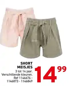 Trafic Short meisjes aanbieding