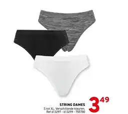 Trafic String dames aanbieding