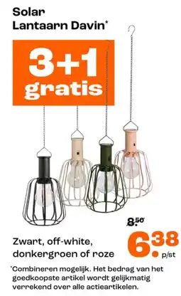 Kwantum Solar lantaarn davin aanbieding