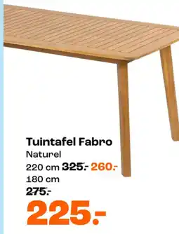 Kwantum Tuintafel Fabro aanbieding