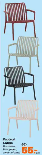 Kwantum Fauteuil Latina aanbieding